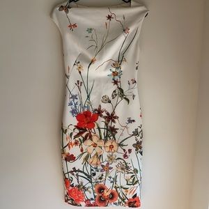 Zara floral print dress